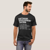 Software Development Process Programmer Coder Nerd T-Shirt (Vorne ganz)