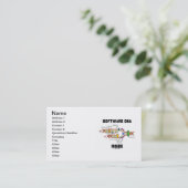 Software-DNA-Inside (DNA-Replikation) Visitenkarte (Stehend Vorderseite)