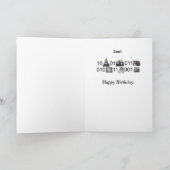 Software Engineer als Artiste - Geburtstag Karte (Innenseite)