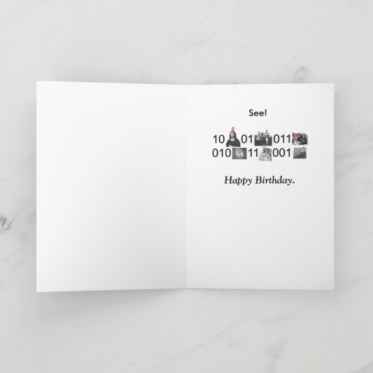 Software Engineer als Artiste - Geburtstag Karte (Innenseite)