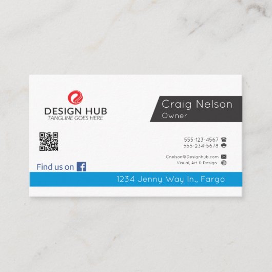 Software Engineer berufliche Visitenkarte (Vorderseite)