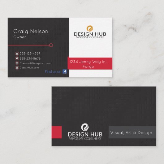 Software Engineer berufliche Visitenkarte (Vorne/Hinten)