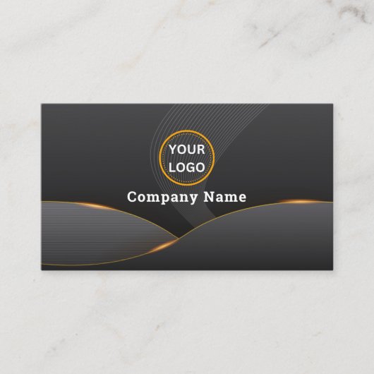 Software Engineer Business Cards Black Business Visitenkarte (Vorderseite)