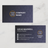 Software Engineer Business Cards Corporate Visitenkarte (Vorne/Hinten)
