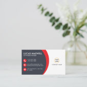 Software Engineer Business Cards Creative Modern Visitenkarte (Stehend Vorderseite)