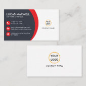 Software Engineer Business Cards Creative Modern Visitenkarte (Vorne/Hinten)