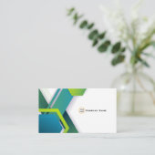 Software Engineer Business Cards grün Visitenkarte (Stehend Vorderseite)