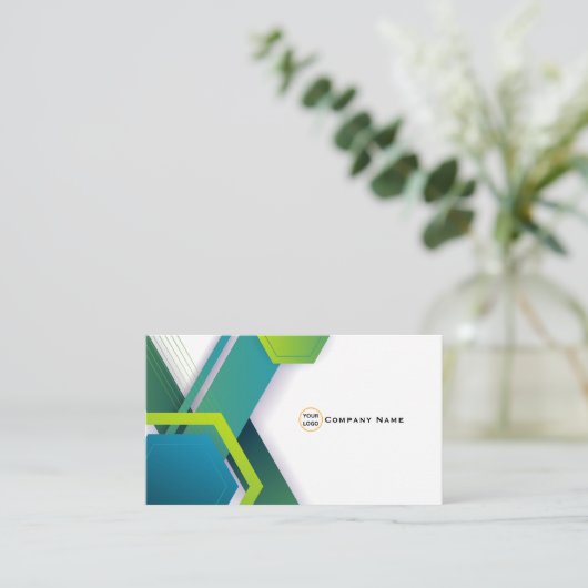 Software Engineer Business Cards grün Visitenkarte (Stehend Vorderseite)