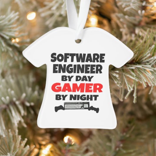 Software Engineer by Day Gamer by Night Ornament (Baum)