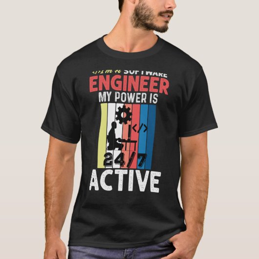 Software Engineer Coder Programmer Swea T-Shirt (Vorderseite)