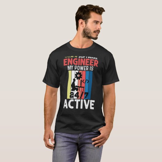 Software Engineer Coder Programmer Swea T-Shirt (Vorne ganz)