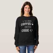Software Engineer Coffee Computer Programmer Codin Sweatshirt (Vorne ganz)