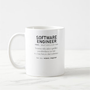 Software Engineer Definitions-Kodierer-Definition Kaffeetasse