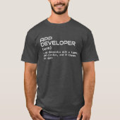 Software Engineer - Funny App Developer T-Shirt (Vorderseite)