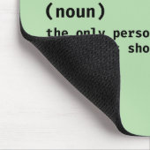 Software Engineer - Funny Job Definition Mousepad (Ecke)