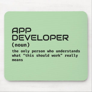 Software Engineer - Funny Job Definition Mousepad