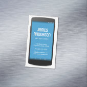 Software-Engineer für Handy-App-Entwickler Magnetische Visitenkarte (Beispiel)