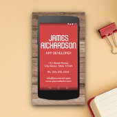 Software-Engineer für Handy-App-Entwickler Visitenkarte