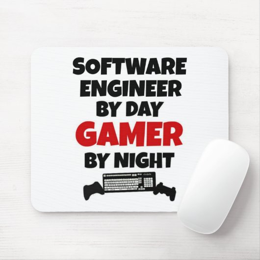 Software Engineer Gamer Mousepad (Mit Mouse)