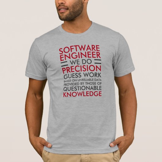 Software Engineer II T-Shirt (Vorderseite)