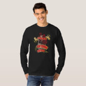 Software Engineer Inked Skull & Red Roses Tattoo T-Shirt (Vorne ganz)
