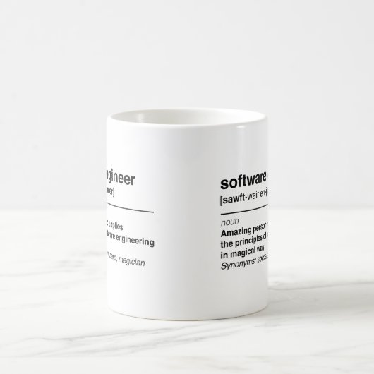 Software Engineer Kaffeetasse (Mittel)