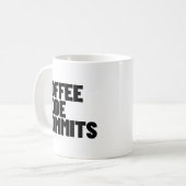 Software Engineer Leben - Kaffee Code Commits Entw Kaffeetasse (Vorderseite Links)