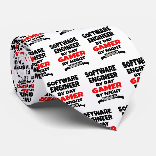 Software Engineer-Lieben für Videospiele Krawatte (Gerollt)