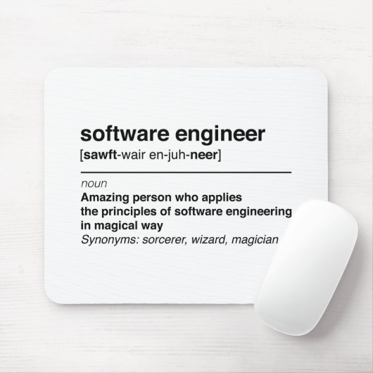 Software Engineer Mousepad (Mit Mouse)