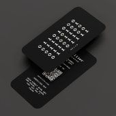 Software Engineer Programmierer Entwickler Schwarz Visitenkarte