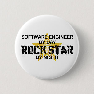 Software Engineer Rockstar bis zum Nacht Button