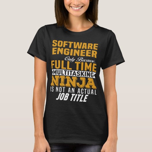 Software Engineer T-Shirt (Vorderseite)