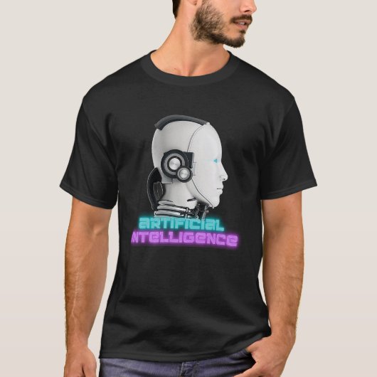 Software Engineer UXUI Robot Artificial Intelligen T-Shirt (Vorderseite)