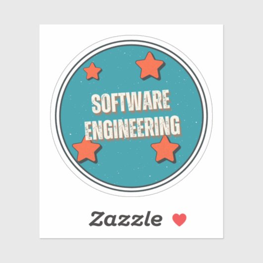 Software-Engineering Aufkleber (Blatt)