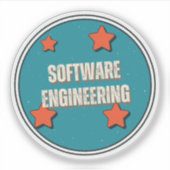 Software-Engineering Aufkleber (Vorderseite)