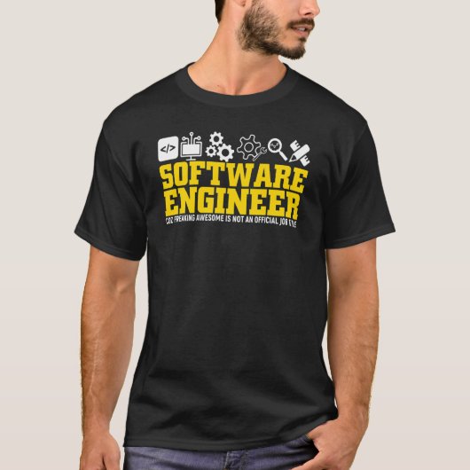 Software Engineering Geek for Software Engineer T-Shirt (Vorderseite)