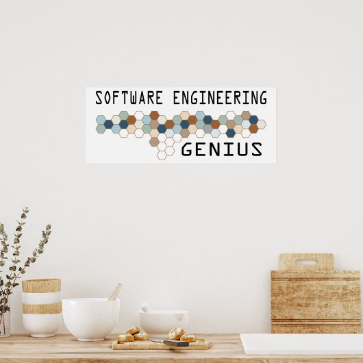 Software Engineering Genius Poster (Küche)