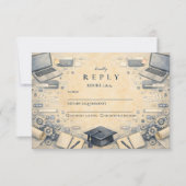 Software Engineering Graduation RSVP Karte (Vorderseite)