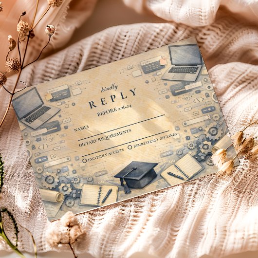 Software Engineering Graduation RSVP Karte