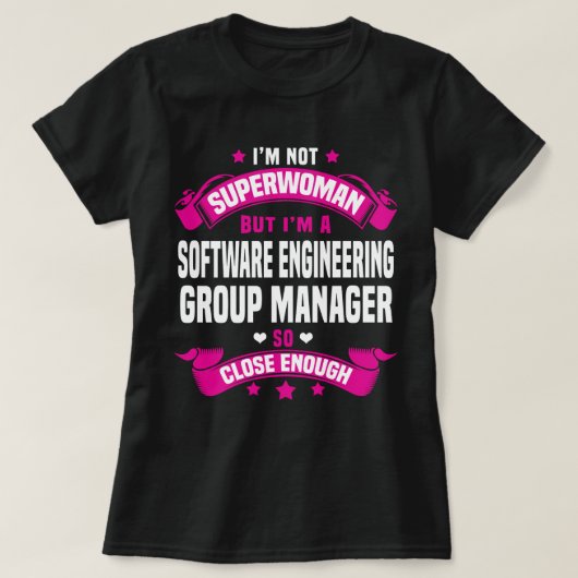 Software Engineering Group Manager T-Shirt (Design vorne)