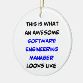 Software-Engineering-Manager, großartig Keramik Ornament (Links)
