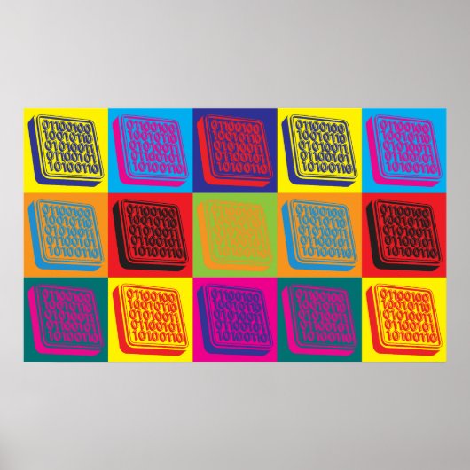 Software Engineering Pop Art Poster (Vorne)