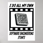 Software Engineering Stunts Poster (Vorne)