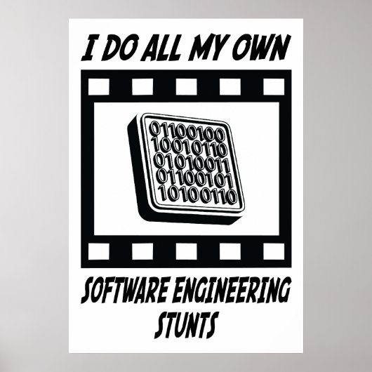Software Engineering Stunts Poster (Vorne)