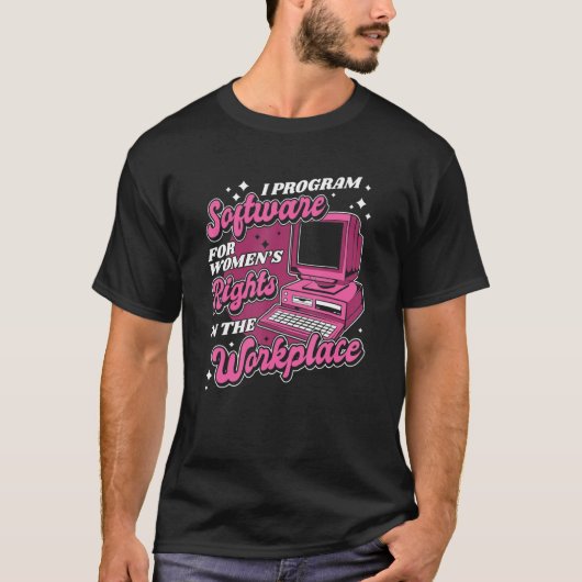 Software-Engineeringprogramm für das Codieren von T-Shirt (Vorderseite)