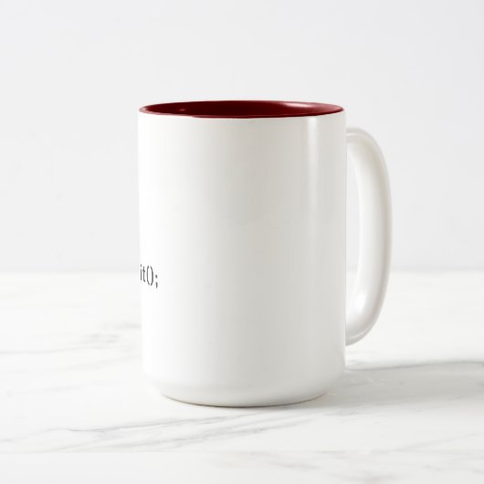Software-Entwickler brauchen Kaffee Zweifarbige Tasse (VorderseiteRechts)