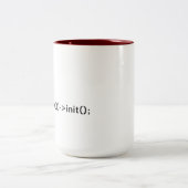 Software-Entwickler brauchen Kaffee Zweifarbige Tasse (Mittel)