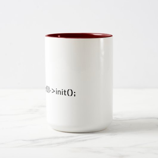 Software-Entwickler brauchen Kaffee Zweifarbige Tasse (Mittel)