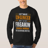 Software-Entwickler Coder Programmierer 5 T-Shirt (Vorderseite)