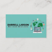 Software-Entwickler | Datenanalyst Visitenkarte (Vorderseite)